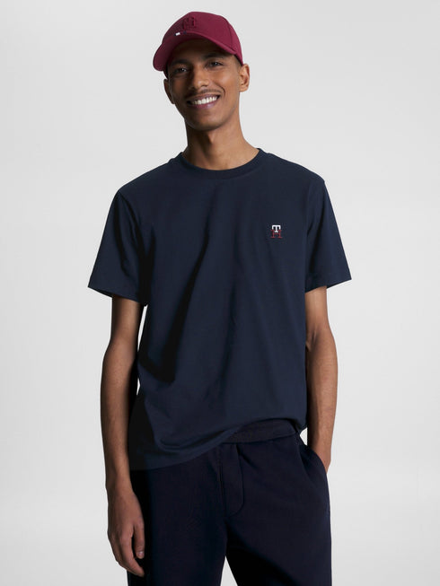 T-shirt Uomo in tinta unita Nero Tommy Hilfiger- Francavilla Moda